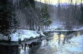 Winter Sunset - Moose (1984)