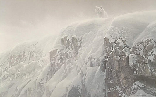 Arctic Cliff White Wolves